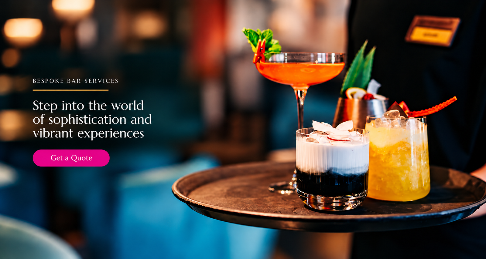 Bespoke Bar Services Cocktail Showcase