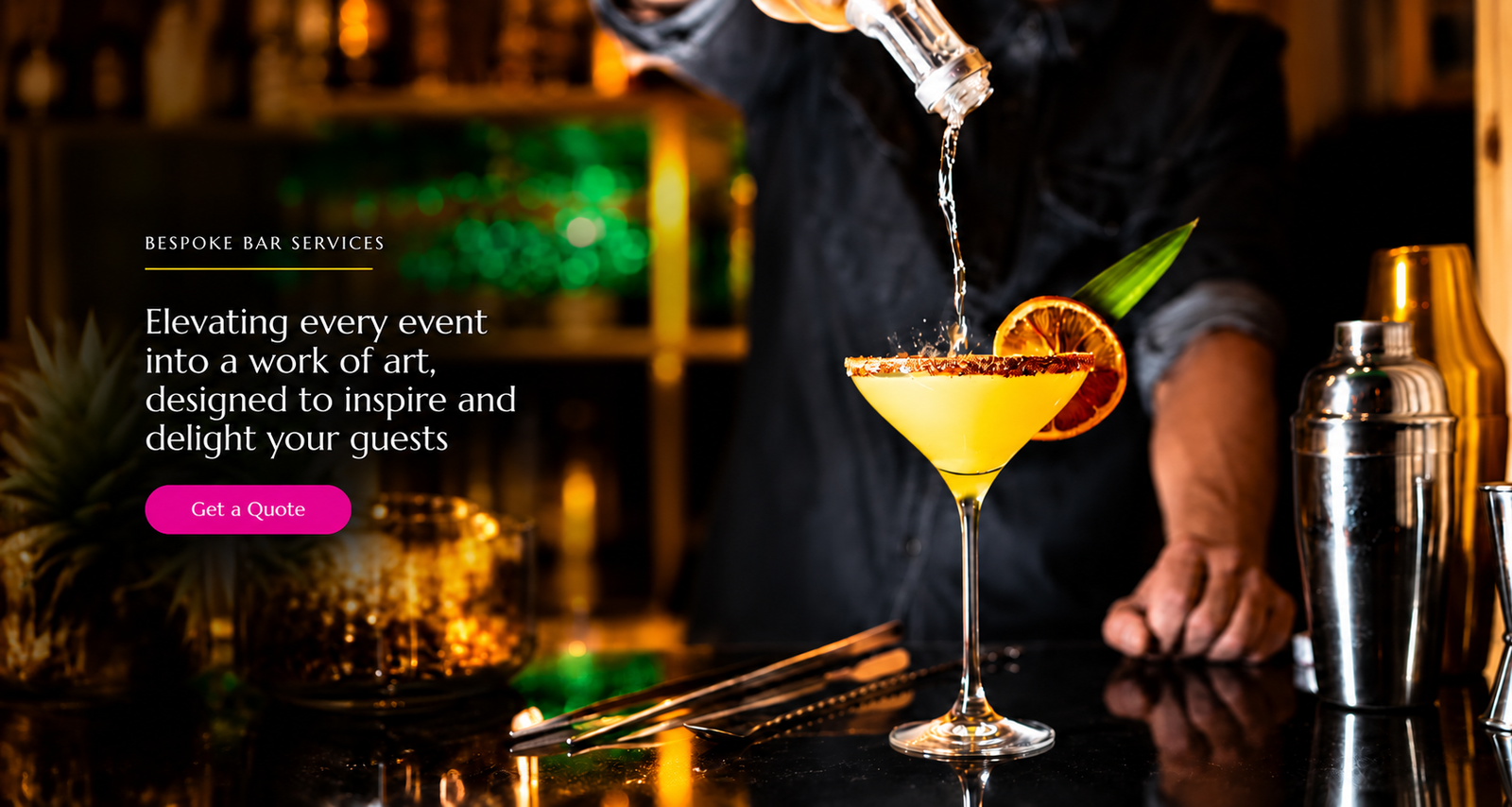 Bespoke Cocktails, Elevated Events